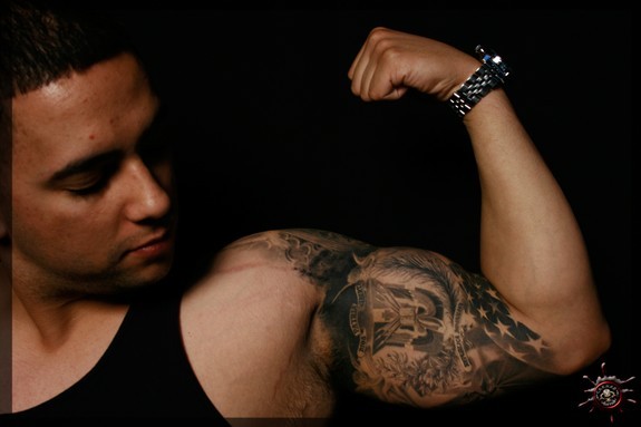 Tattoos - Anthony's half sleeve - 50977